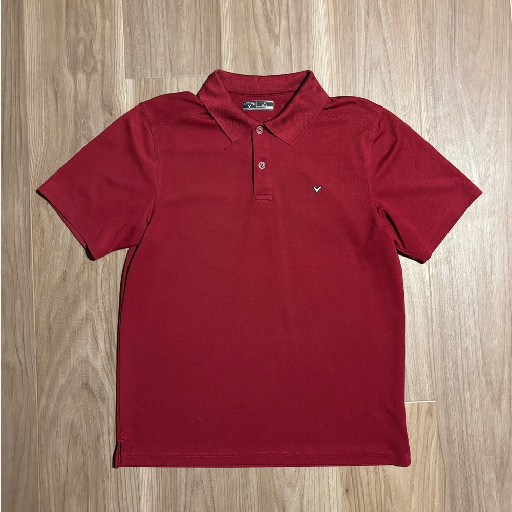 Callaway Men's Red Polo Golf Shirt